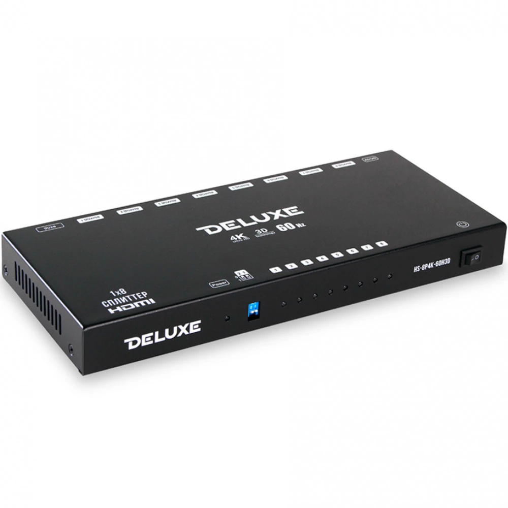 Аксессуар для аудиотехники Deluxe 1x8 HDMI 4K 3D HS8P4K60H3D
